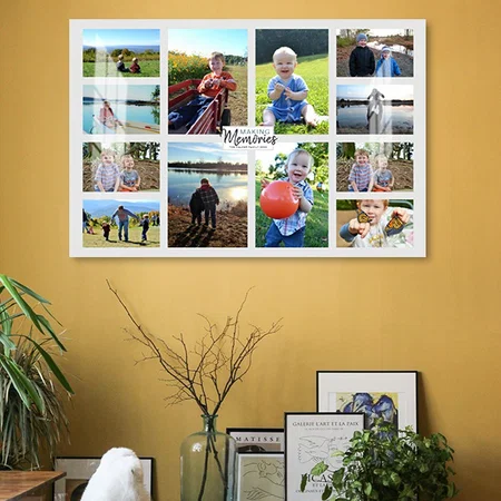Making Memories Family Photo Collage Customized Photo Printed Rectangle Horizontal Acrylic Photo Frame