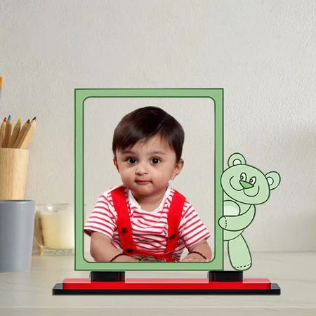 Teddy Bear Customized Miniature Photo Caricature Stand