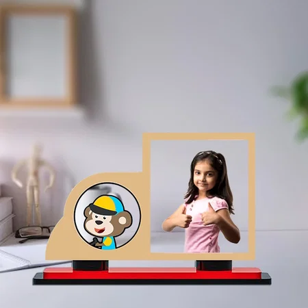 Monkey Driver Customized Miniature Photo Caricature Stand
