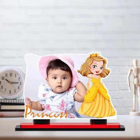 Princess Customized Miniature Photo Caricature Stand