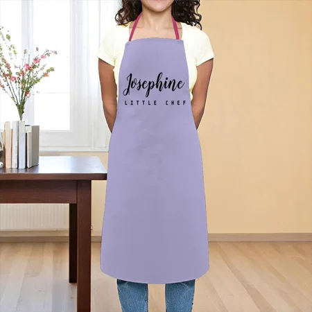 Purple And Pink Customized Full Print Apron