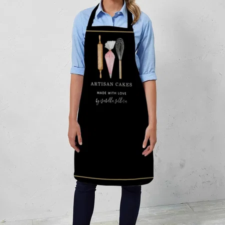 Baker Pastry Chef Tools Of The Trade Customized Full Print Apron
