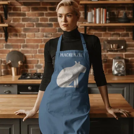 Fun Capybara Customized Full Print Apron