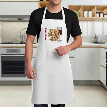 Funny Pizza Customized Full Print Apron