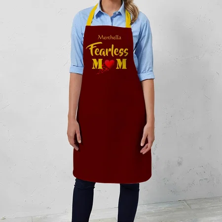 Fearless Mom Customized Full Print Apron