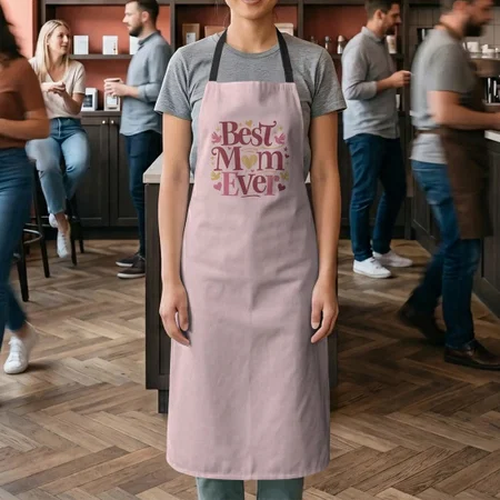 Mother's Day Best Mom Ever Customized Full Print Apron