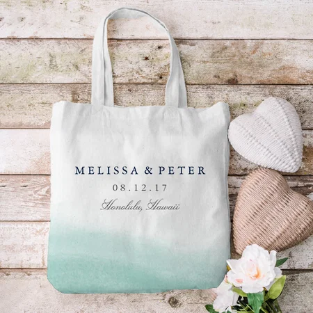 Sea Beach Design Customized Full Print Tote Bag for Women & Men