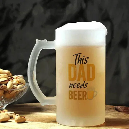 This Dad Needs A Beer Customized Photo Printed Beer Mug