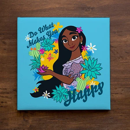 Encanto | Isabela - Do What Makes You Happy Customized Photo Printed Square Canvas Frame