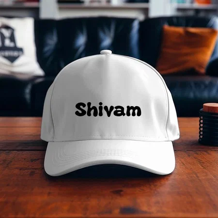 Cool Name Customized Printed Baseball Cap with Adjustable Strap for Men & Women