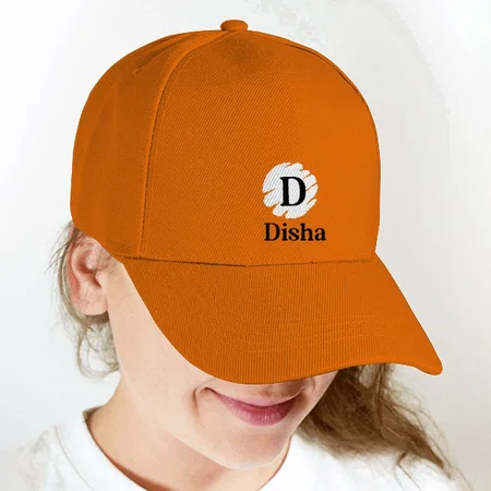 Name with Logo Customized Printed Baseball Cap with Adjustable Strap for Men & Women