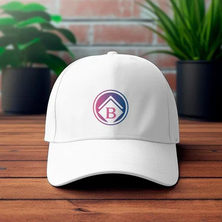 Name with Logo Customized Printed Baseball Cap with Adjustable Strap for Men & Women