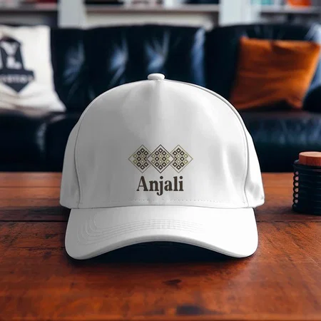 Name with Logo Customized Printed Baseball Cap with Adjustable Strap for Men & Women