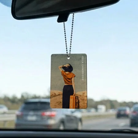 Travel Keepsake Customized Printed Car Hanging