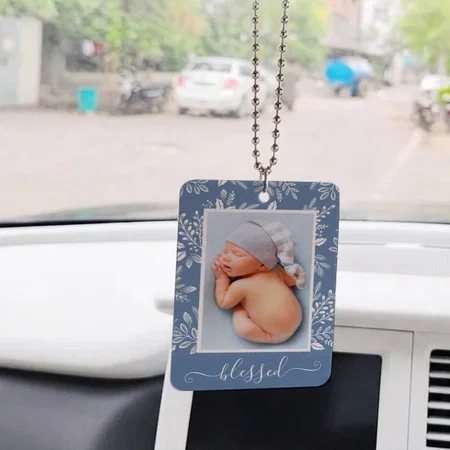 Blessed Customized Printed Car Hanging