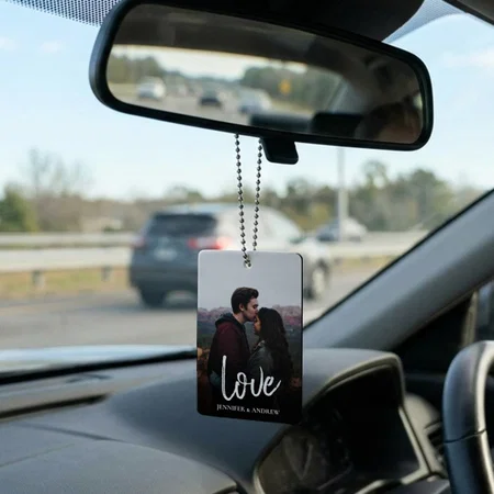 Love Customized Printed Car Hanging