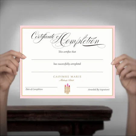 Certificate of Appreciation Customized Horizontal Landscape Certificate