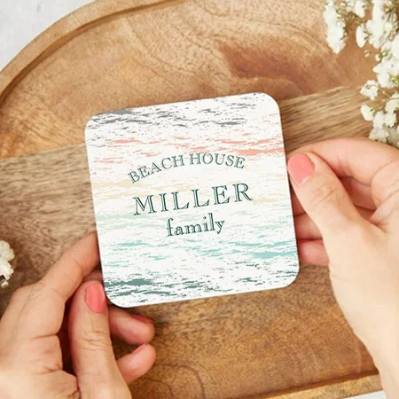 Crayon Design Customized Photo Printed Tea & Coffee Coasters