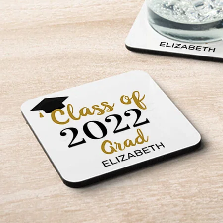 Graduation Ceremony Customized Photo Printed Tea & Coffee Coasters