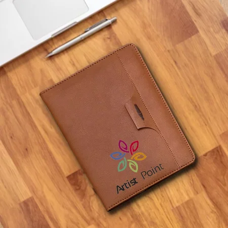 Brown Customized Soft PU Notebook Diary