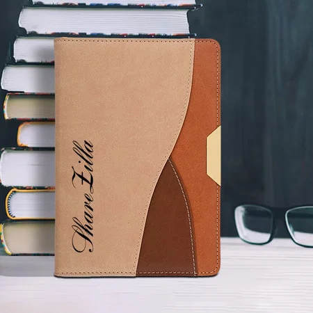 Brown Pattern Customized Notebook Diary for Corporate Gifting - A5 Size