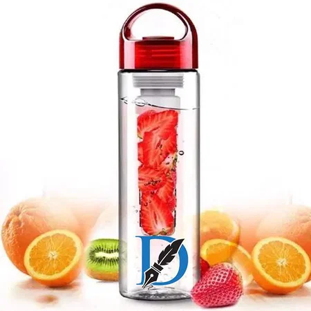 Red Customized Fruit Infuser Water Bottle - 750 ML