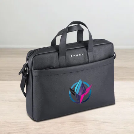 Black Cross Customized Asgard 14" Slim Briefcase Laptop Bag