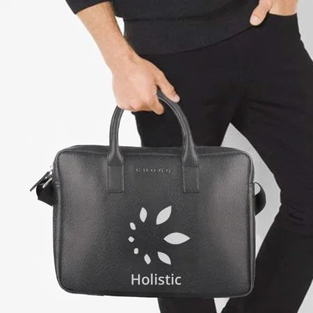 Black Cross Customized High Volt 14" Briefcase Laptop Bag