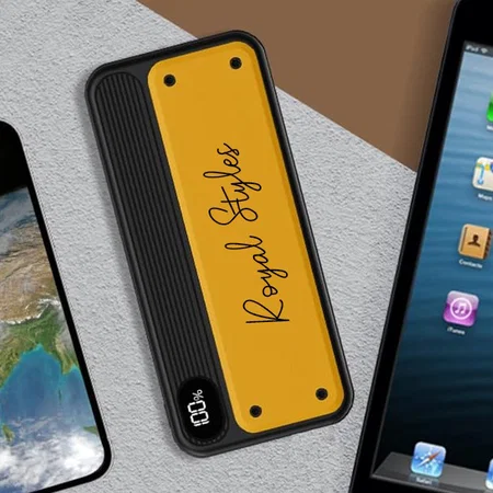 Customized 10,000 mAh Power bank with Display & In-Built Cables | 22.5W Fast charging | Supports Qualcomm 3.0 + PD charging | Dual USB output & inputs