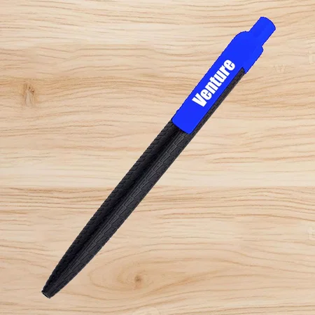 Blue Customized Tyre Marks Pen in Black Body