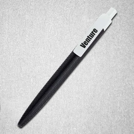 White Customized Tyre Marks Pen in Black Body