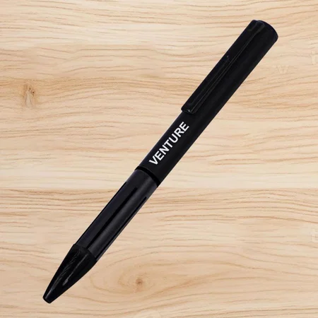 Black Customized Executive Track Grip Metal Pen