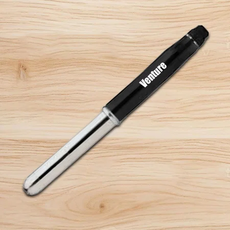 Black Customized Metal Pen with Stylus, Torch and Laser Pointer