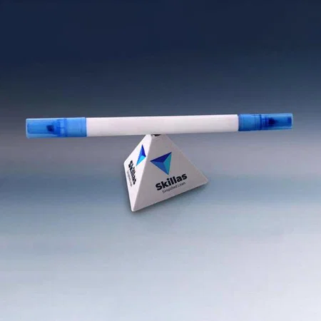 Customized Pyramid Stand with Revolving Pen & Highlighter