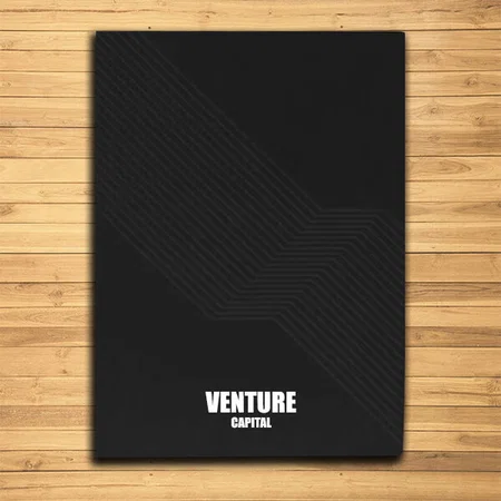 Black Customized A5 Notebook with Memorandum & Bookmark Ribbon