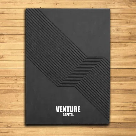 Grey Customized A5 Notebook with Memorandum & Bookmark Ribbon