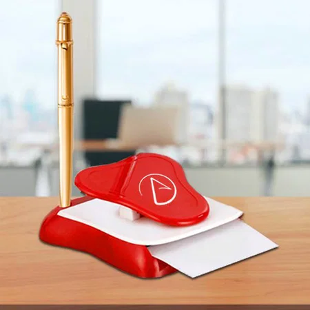 Red Customized Club Shape Single Paper Dispenser