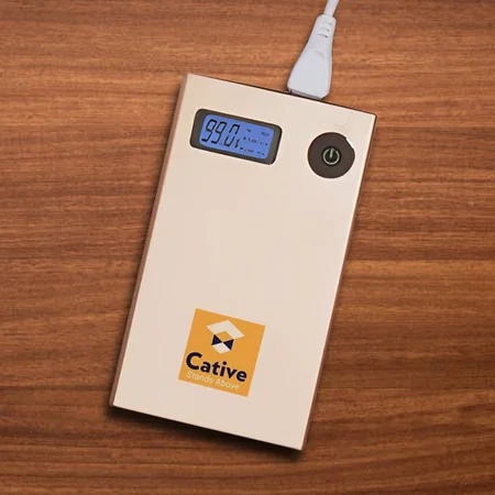 Golden Customized Magic Box Premium Power Bank -10000 mAh | Cable Included