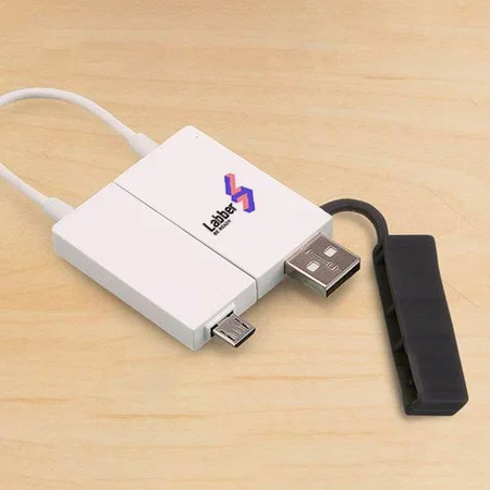 White Customized Boxed: Multi Connector Data and Charging Cable