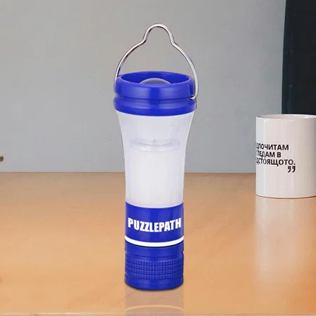 Blue Customized Mini Lantern with Focus Torch (with 3 Torch Modes)