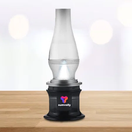 Grey Customized LED Blow Lamp (Lantern) ( with 3 Step Light )