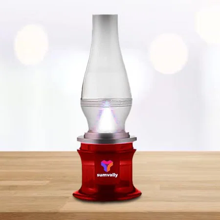 Red Customized LED Blow Lamp (Lantern) ( with 3 Step Light )