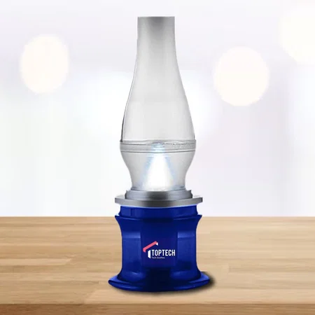 Blue Customized LED Blow Lamp (Lantern) ( with 3 Step Light )