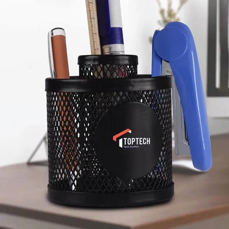 Black Customized Round Wiro Double tumbler & Round Branding Plate