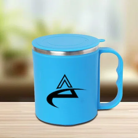 Blue Customized Steel Coffee Mug
