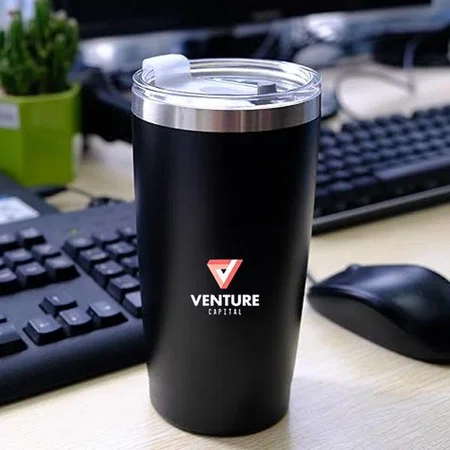Black Customized Tall Sipper mug | Capacity 400ml approx
