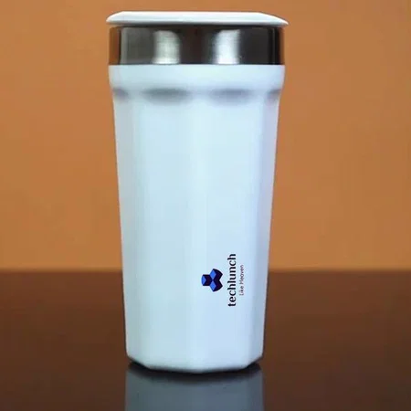 White Customized Tall Sipper Mug | Capacity 375ml approx