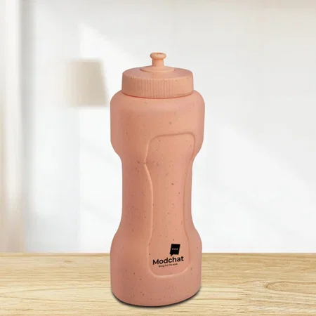 Customized Sipper Water Bottle | Made from Wheat Fiber | Eco Friendly 100% Recyclable | 750ml approx