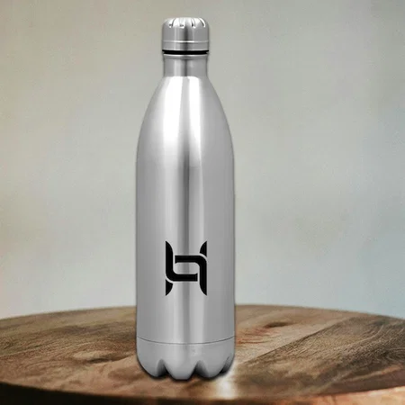 Silver Customized 500 ml Vacuum Flask in Steel Finish | 18 hours hot/cold | 304 Steel Inside & Outside