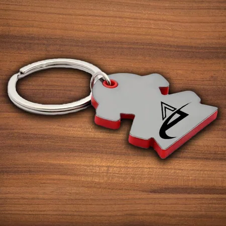 Customized Girl Shape Keychain with Highlights